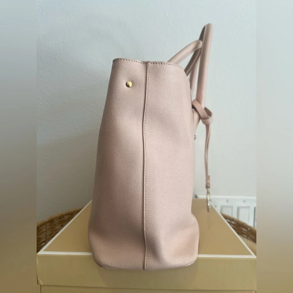 Furla Women's Blush Leather Tote - Picture 6 of 14